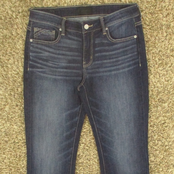 Buckle Black Jeans Women's 29 Dark Wash Bootcut Fit No.53 Mid Rise Stretch Denim - Picture 3 of 9